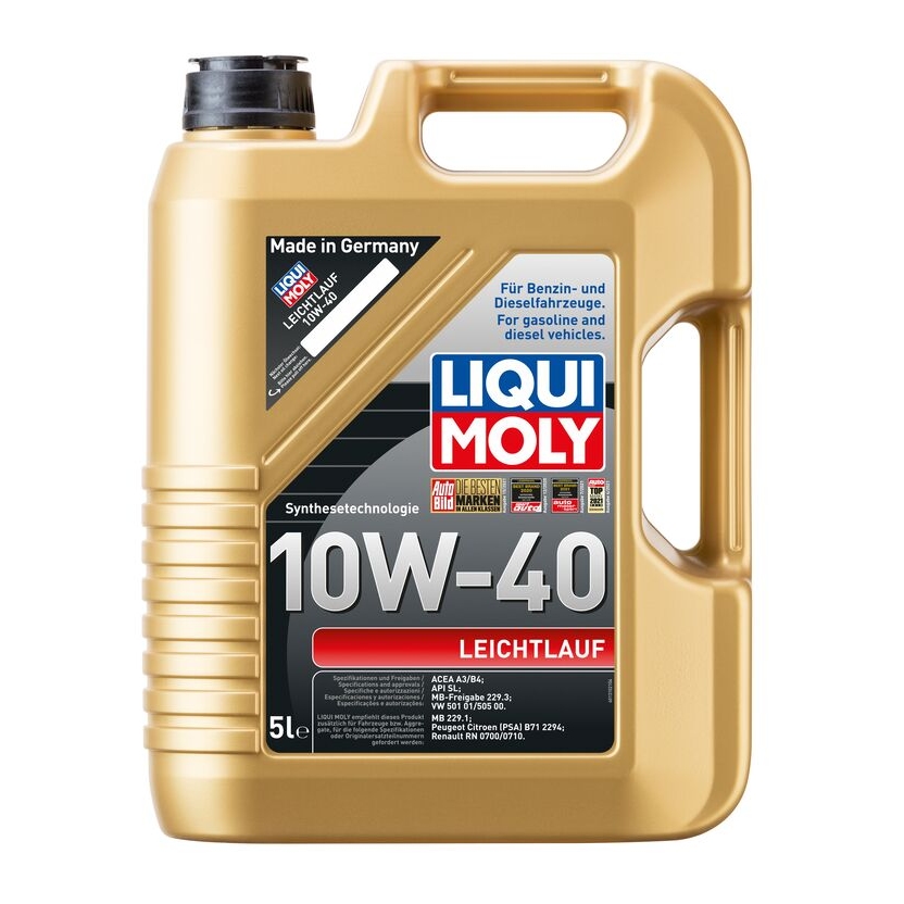 LIQUI MOLY 1310 Motoröl Leichtlauf 10W-40 Kanister 5 L