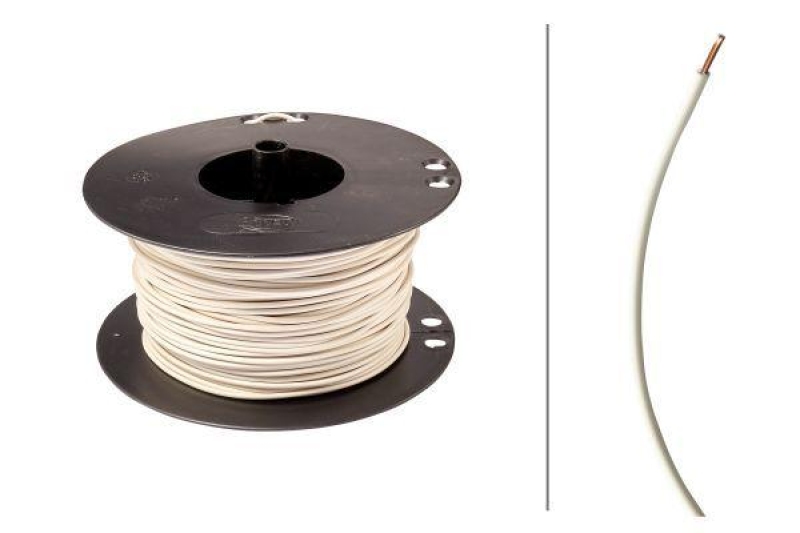 HELLA 8KL 054 002-002 Leitungssatz FLY, weiss 0,75 mm&sup2;, L&auml;nge 100 m