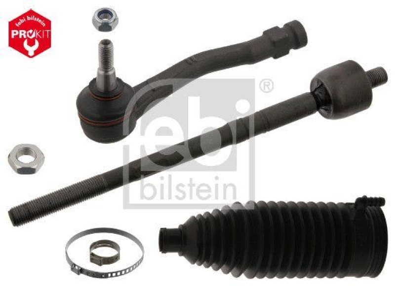 FEBI BILSTEIN 44924 Spurstange mit Lenkmanschettensatz f&uuml;r Peugeot