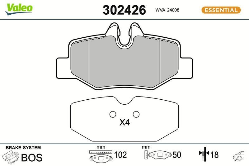 VALEO 302426 SBB-Satz FIRST