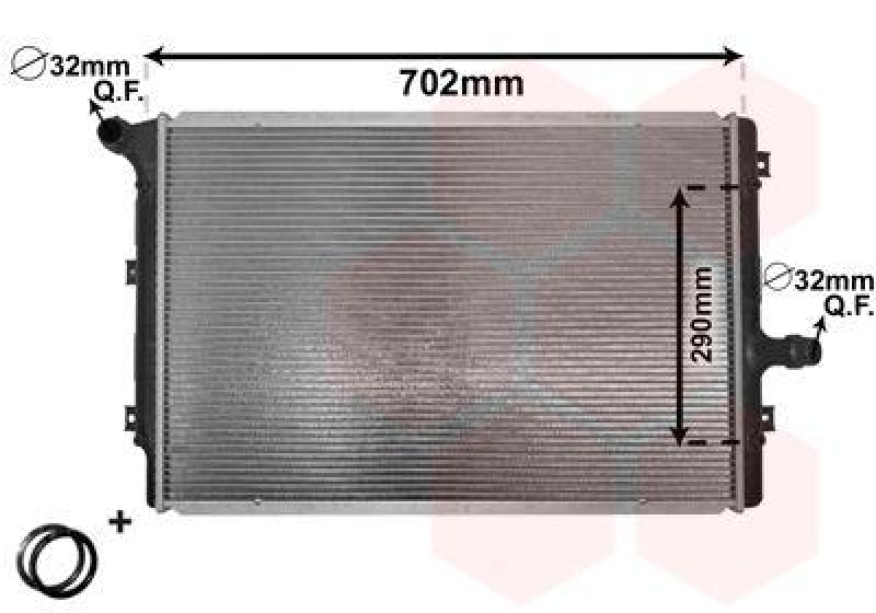 VAN WEZEL 58002208 Motork&uuml;hler