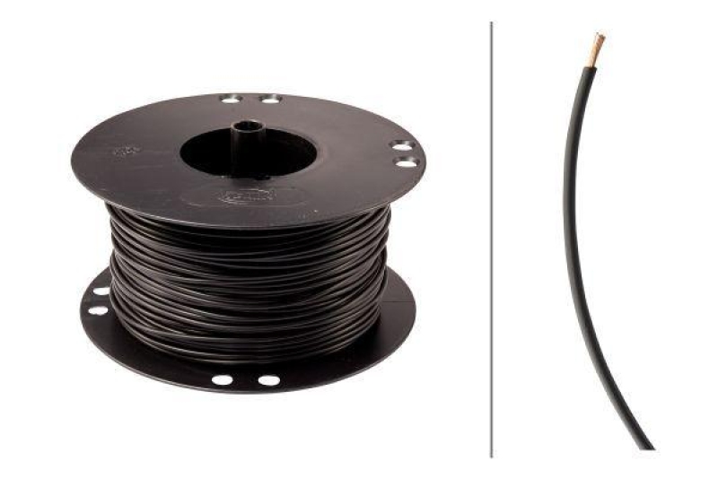 HELLA 8KL 054 008-002 Leitungssatz FLY, 1 mm&sup2; L&auml;nge 100 m, schwarz