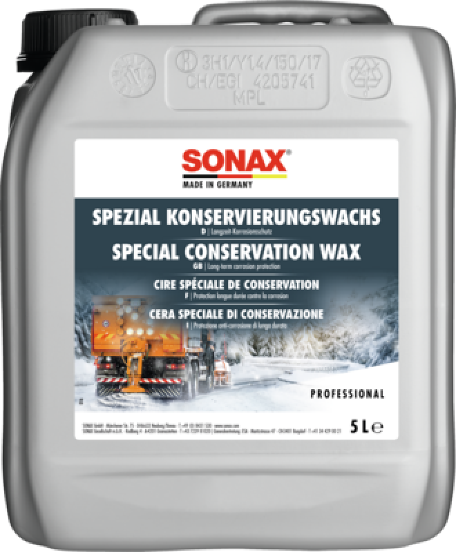 SONAX 04855050 Spezialkonservierungswachs 5L