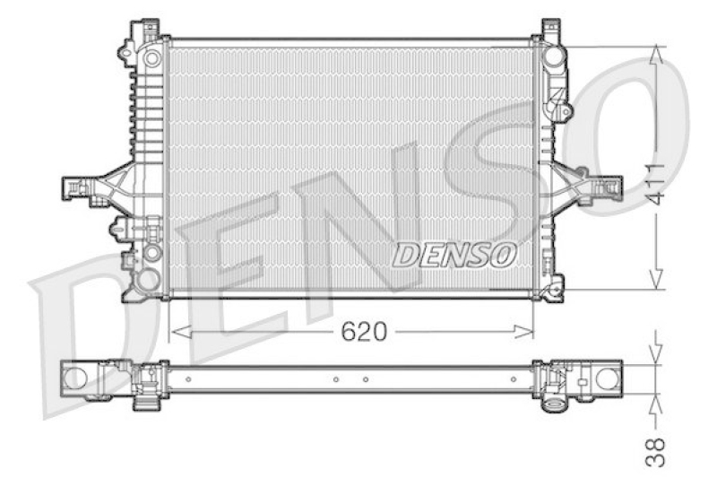 DENSO DRM33066 K&uuml;hler VOLVO V70 II (SW) 2.4 D5 (2001 - 2007)