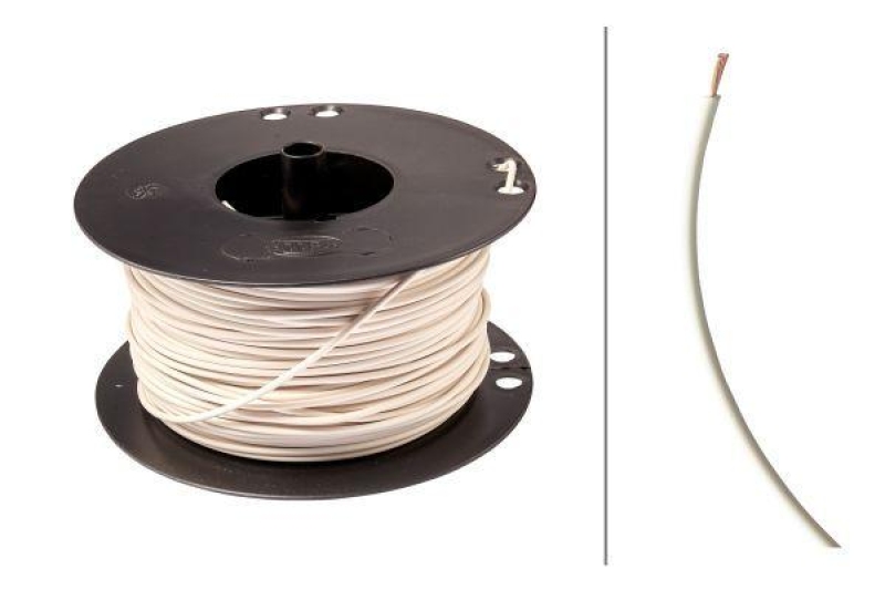 HELLA 8KL 054 009-002 Leitungssatz FLY, 1 mm² Länge 100 m, weiss