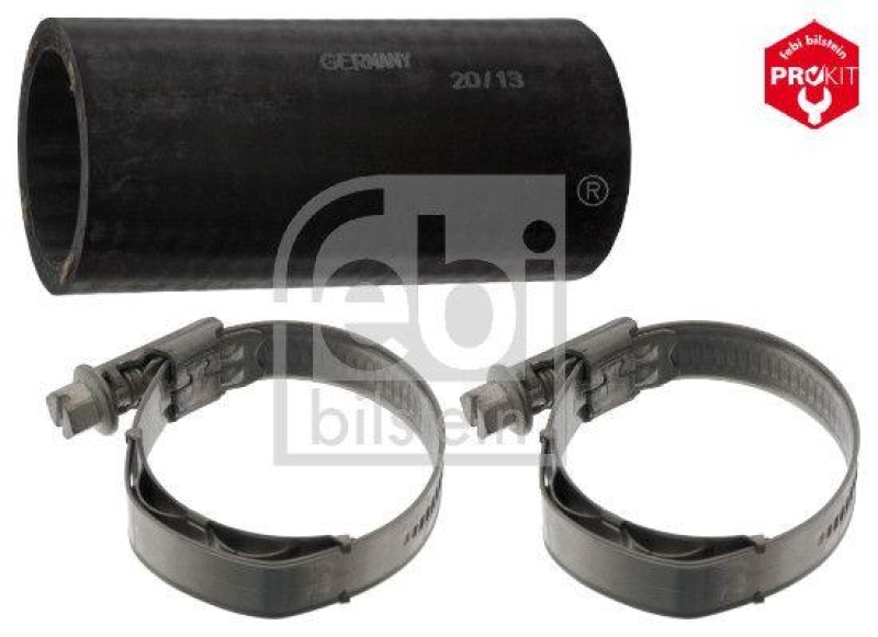 FEBI BILSTEIN 49122 K&uuml;hlwasserschlauch mit Schlauchschellen f&uuml;r Scania