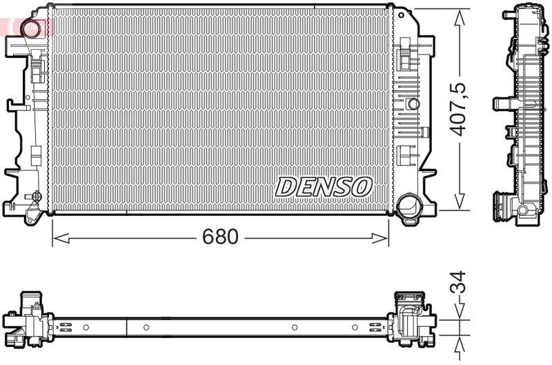 DENSO DRM17117 K&uuml;hler MERCEDES-BENZ SPRINTER 3,5-t (906) 2.1 316 CDI (09-)