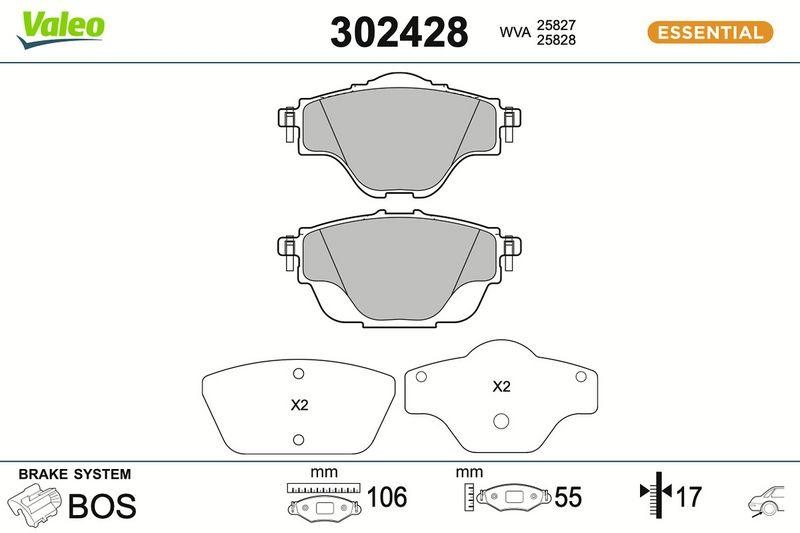 VALEO 302428 SBB-Satz FIRST