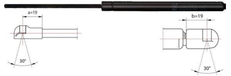 METZGER 2110381 Gasfeder, Koffer-/Laderaum f&uuml;r HYUNDAI