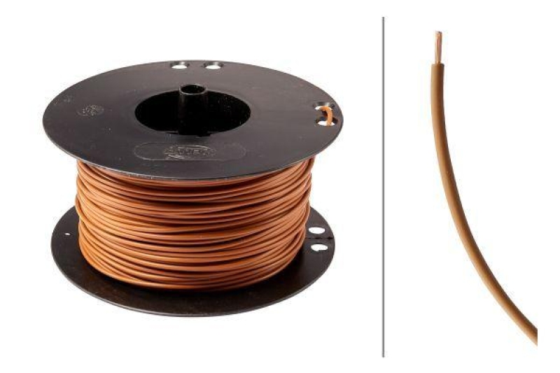 HELLA 8KL 054 014-002 Leitungssatz FLY, 1 mm&sup2; L&auml;nge 100 m, braun