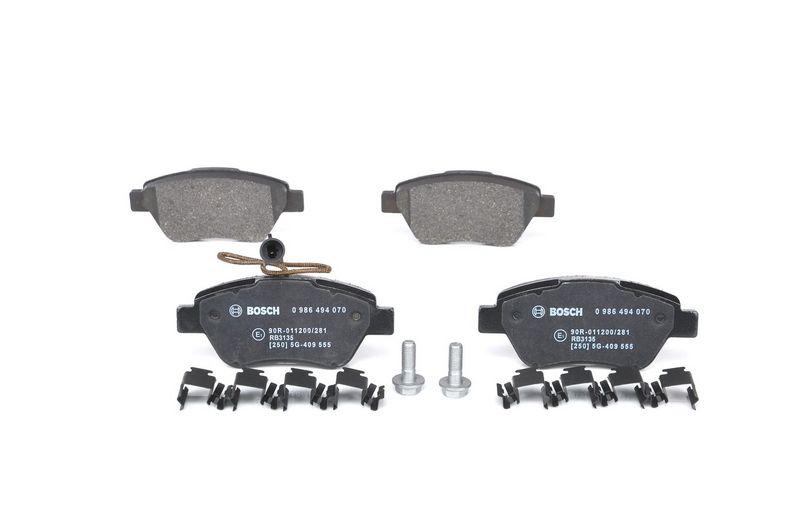 BOSCH 0 986 494 070 Bremsbelagsatz Scheibenbremse