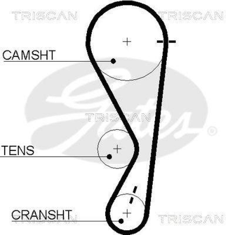 TRISCAN 8645 5511xs Zahnriemen f&uuml;r Hyundai Atos