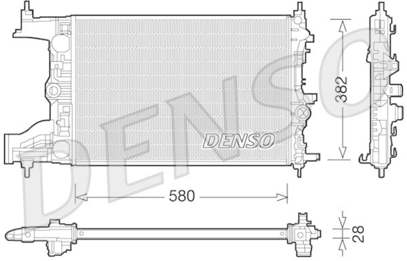 DENSO DRM20096 K&uuml;hler OPEL ASTRA J Sports Tourer 1.7 CDTI (2010 - )