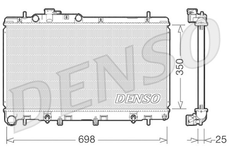 DENSO DRM36011 K&uuml;hler SUBARU OUTBACK (BE, BH) 3.0 H6 (2000 - 2003)