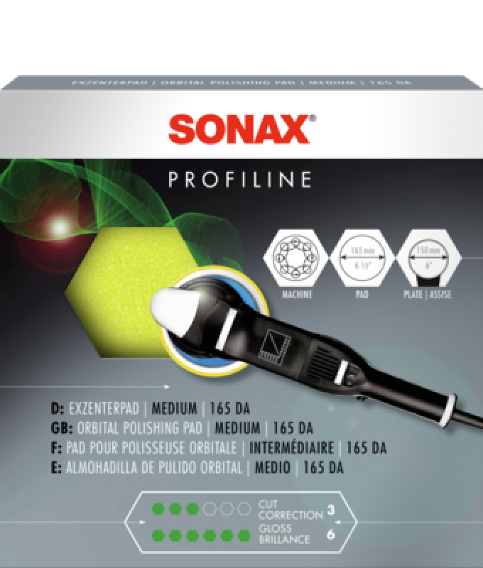 SONAX 04935000 Exzenterpad medium 165 DA