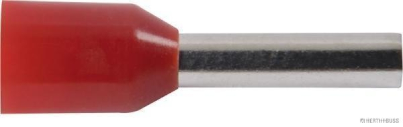 HERTH+BUSS 50252173 Quetschverbinder Kabelendhülse, 1,5 mm², rot