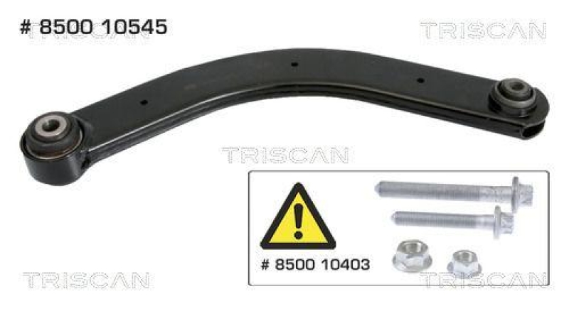 TRISCAN 8500 10545 Fuhrungslenker f&uuml;r Fiat, Opel, Saab