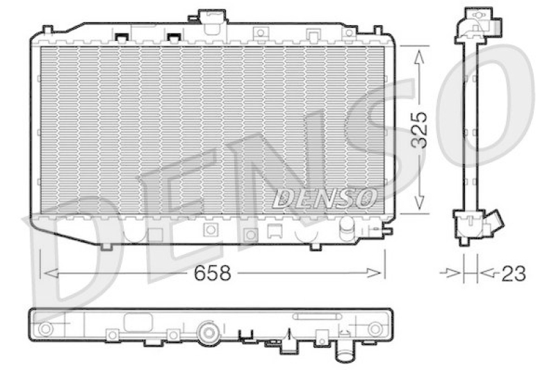 DENSO DRM40002 K&uuml;hler HONDA CRX II (ED, EE) 1.6 i 16V (ED9) (1987 - 1992)