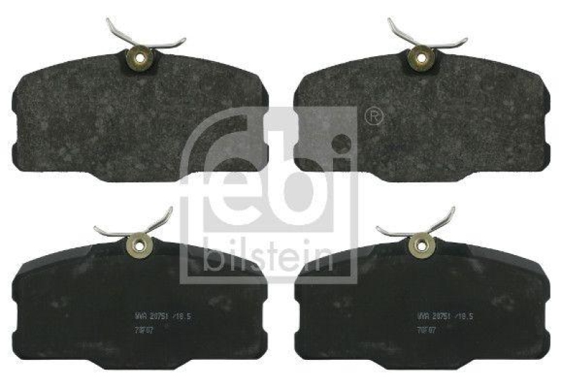 FEBI BILSTEIN 16248 Bremsbelagsatz f&uuml;r Mercedes-Benz