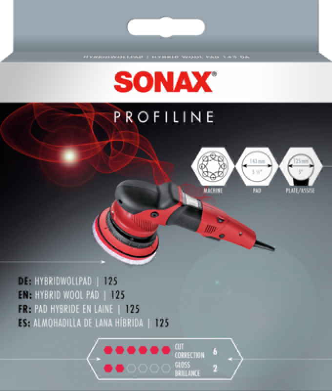 SONAX 04938000 Hybridwollpad 143 DA