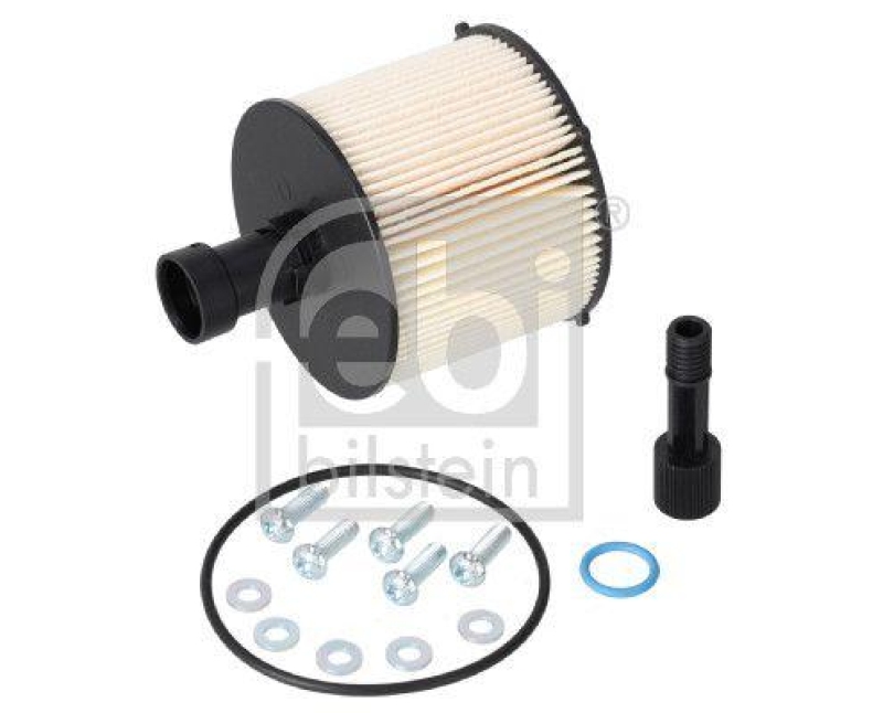 FEBI BILSTEIN 101654 Kraftstofffilter mit Anbaumaterial für NISSAN