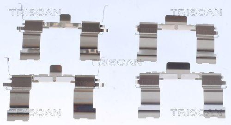 TRISCAN 8105 681539 Montagesatz, Scheibenbremsbelag f&uuml;r Subaru