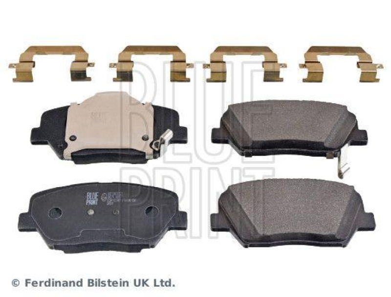 BLUE PRINT ADG042187 Bremsbelagsatz mit Befestigungsmaterial f&uuml;r KIA