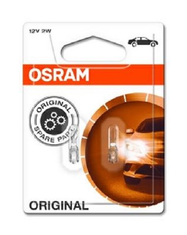 OSRAM 2722-02B Glühbirnen Handschuhfachleuchte 12V 2W