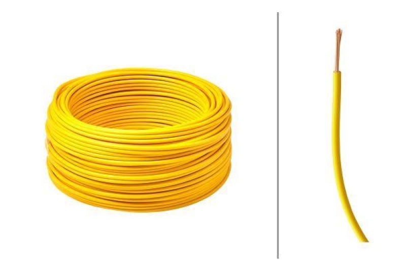 HELLA 8KL 712 945-001 Leitungssatz FLY, 1,5 mm&sup2; L&auml;nge 50 m, gelb
