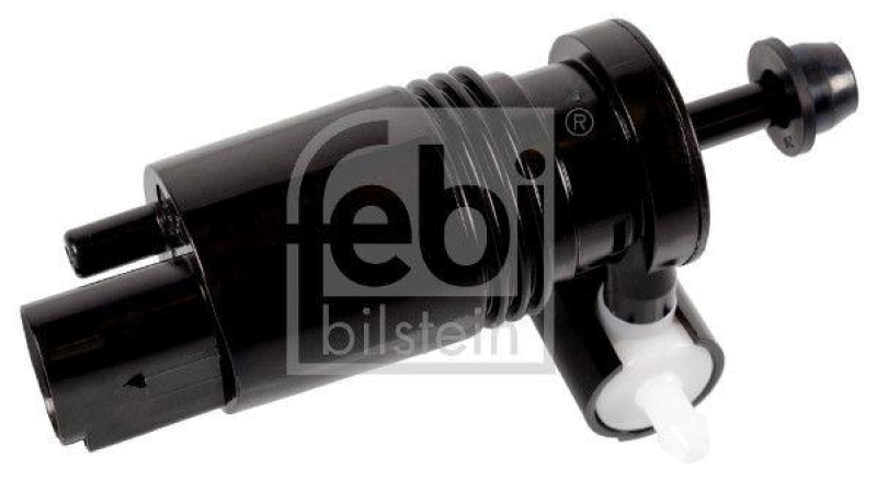 FEBI BILSTEIN 109276 Waschwasserpumpe f&uuml;r Scheibenreinigungsanlage, mit Dichtring f&uuml;r Mini