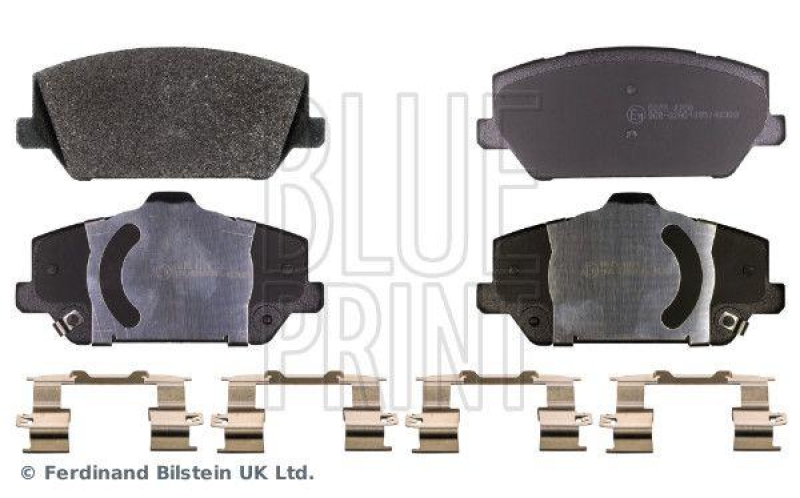 BLUE PRINT ADG042189 Bremsbelagsatz mit Befestigungsmaterial f&uuml;r HYUNDAI