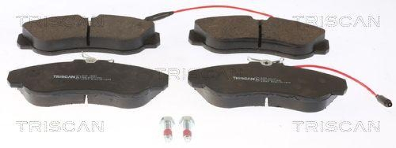 TRISCAN 8110 10021 Bremsbelag Vorne f&uuml;r Citroen Jumper, Peugeot Bo