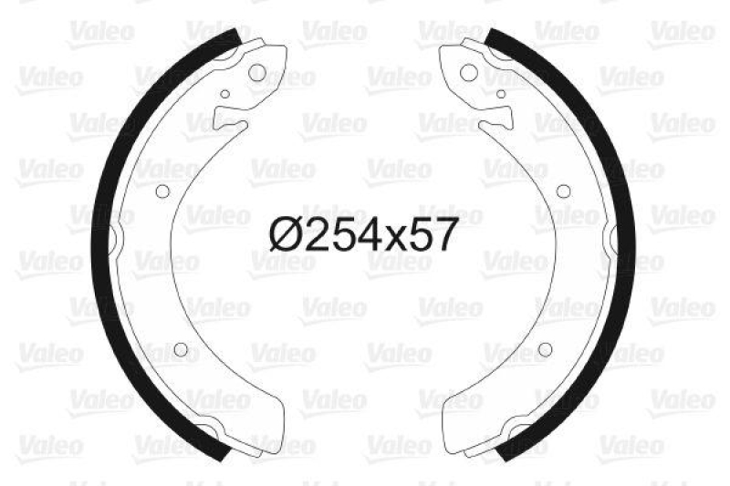 VALEO 562025 Bremsbacken-Satz