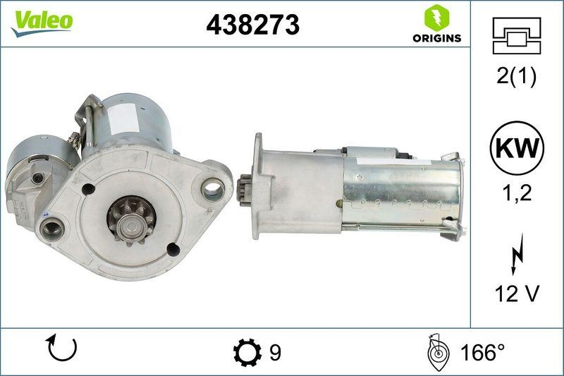 VALEO 438273 Starter Neu - ORIGINS