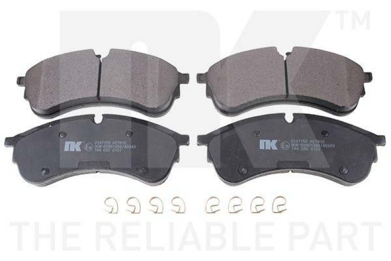 NK 2247155 Bremsbelagsatz, Scheibenbremse f&uuml;r MAN, VW