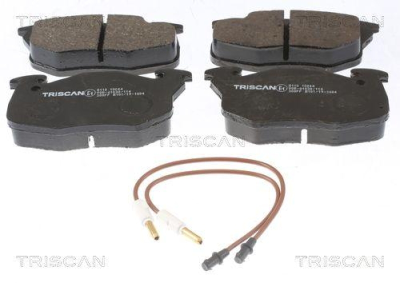 TRISCAN 8110 10044 Bremsbelag Vorne f&uuml;r Peugeot, Renault