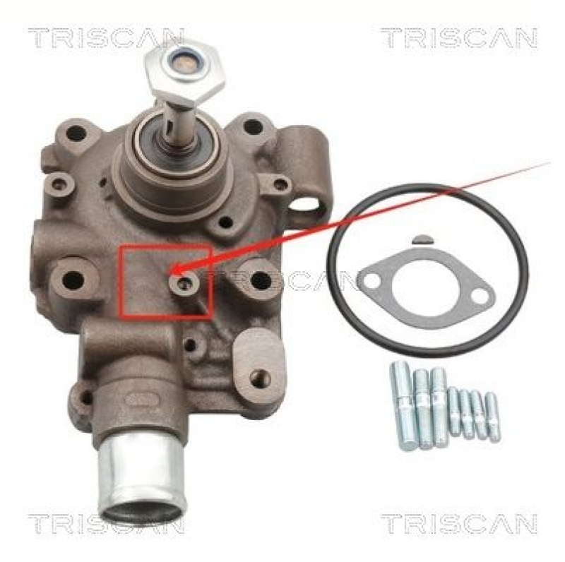 TRISCAN 8600 15035 Wasserpumpe für Iveco, Renault