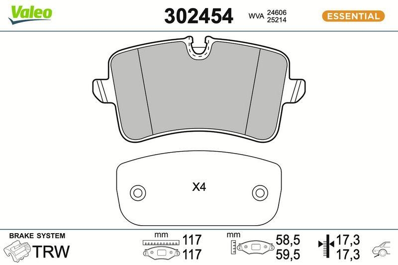 VALEO 302454 SBB-Satz FIRST