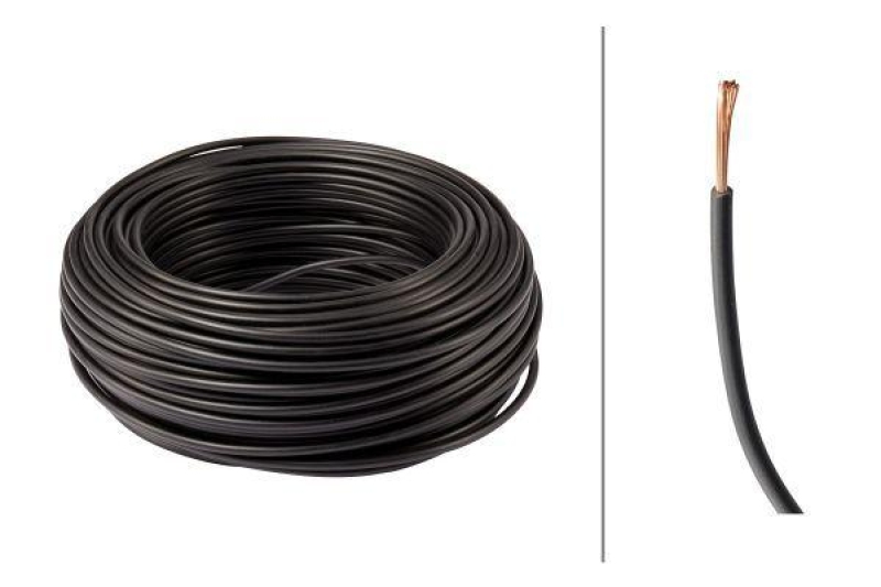 HELLA 8KL 712 952-001 Leitungssatz FLY, 2,5 mm&sup2; L&auml;nge 50 m, schwarz