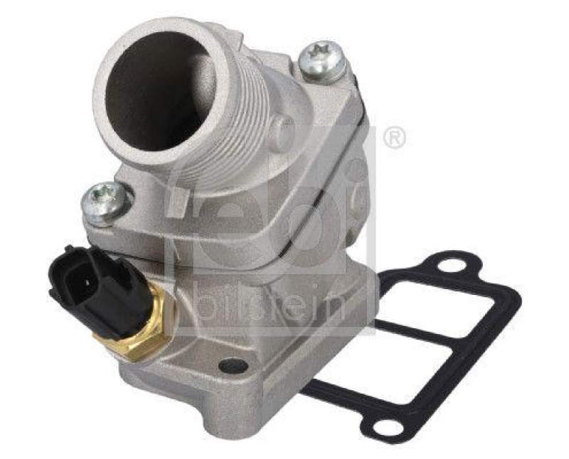 FEBI BILSTEIN 34850 Thermostat mit Gehäuse, Dichtung und Temperatursensor für VOLVO