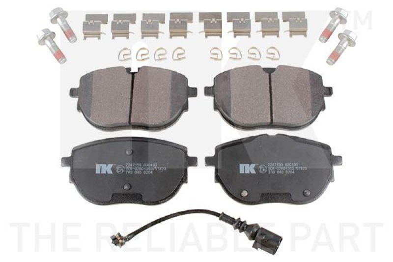 NK 2247159 Bremsbelagsatz, Scheibenbremse f&uuml;r VW
