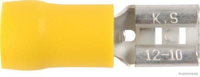 HERTH+BUSS 50252512 Quetschverbinder 4 - 6 mm², 6,3 x 0,8 mm, DIN 46245