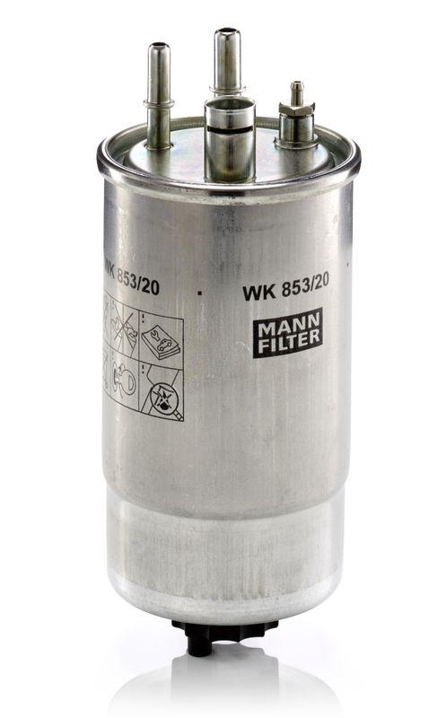 MANN-FILTER WK 853/20 Kraftstoffilter f&uuml;r Fiat Gruppe