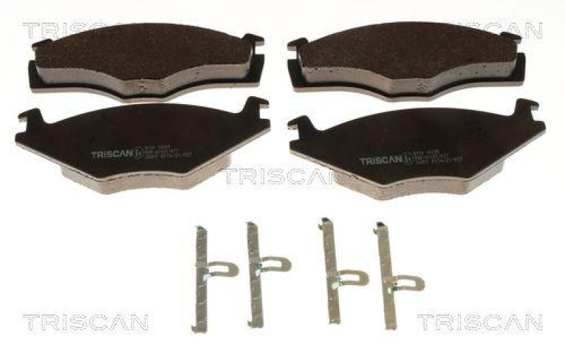 TRISCAN 8110 10105 Bremsbelag Vorne f&uuml;r Seat, Vw