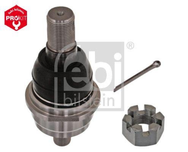FEBI BILSTEIN 43342 Traggelenk mit Kronenmutter und Splint für Isuzu