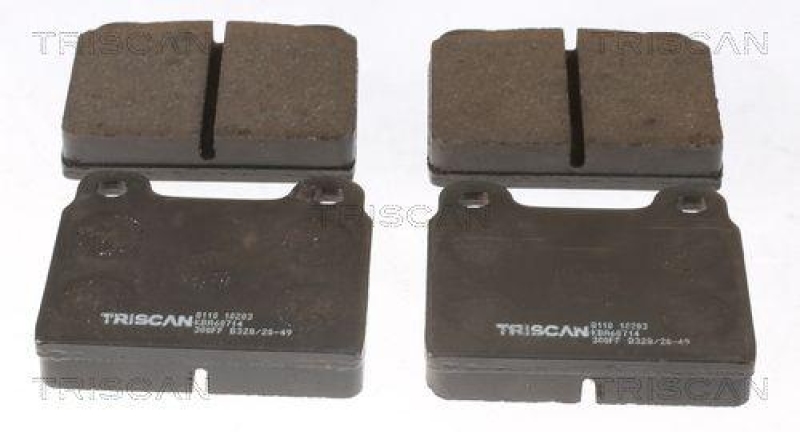 TRISCAN 8110 10203 Bremsbelag Vorne f&uuml;r Ford, Mercedes, Opel