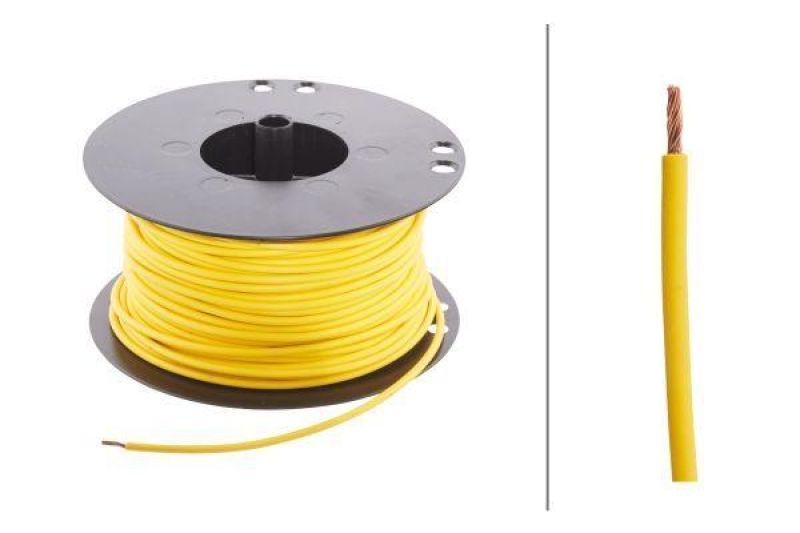 HELLA 8KL 712 954-002 Leitungssatz FLY, 2,5 mm&sup2; L&auml;nge 50 m, gelb