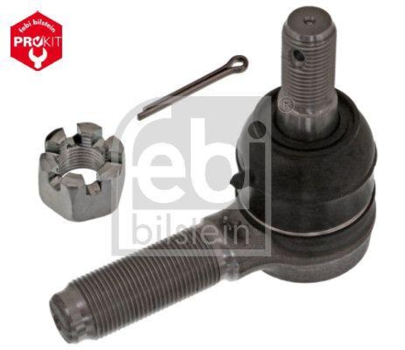 FEBI BILSTEIN 43345 Spurstangenendst&uuml;ck mit Kronenmutter und Splint f&uuml;r Isuzu Truck