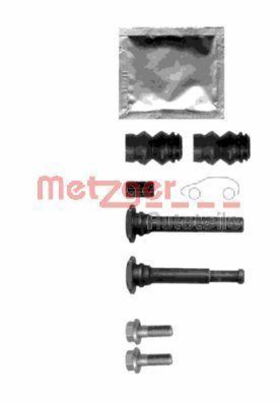 METZGER 113-1355X F&uuml;hrungsh&uuml;lsensatz, Bremssattel f&uuml;r CITROEN/FIAT/FORD/OPEL/PEUGEOT/RENAULT