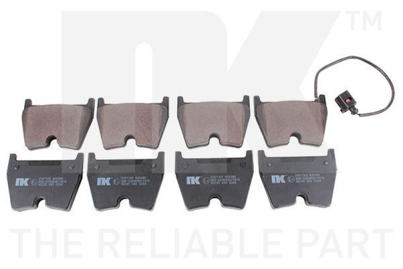 NK 2247163 Bremsbelagsatz, Scheibenbremse f&uuml;r AUDI